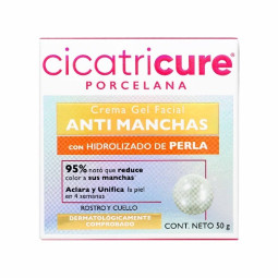 CICATRICURE CREMA GEL FACIAL PORCELANA ANTI MANCHAS 50 G