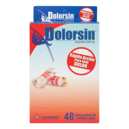 DOLORSIN 400 MG 48 CAPSULAS DURAS
