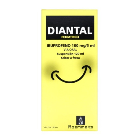 DIANTAL PEDIATRICO SUSPENSION FRESA 120 ML