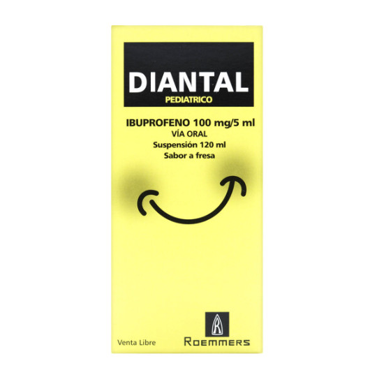 DIANTAL PEDIATRICO SUSPENSION FRESA 120 ML