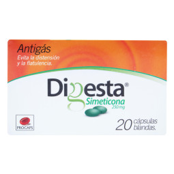 DIGESTA 250 MG  20 CAPSULAS BLANDAS