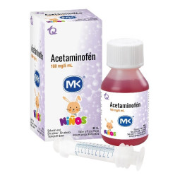 ACETAMINOFEN SOLUCION ORAL 160MG/5ML 90 ML MK