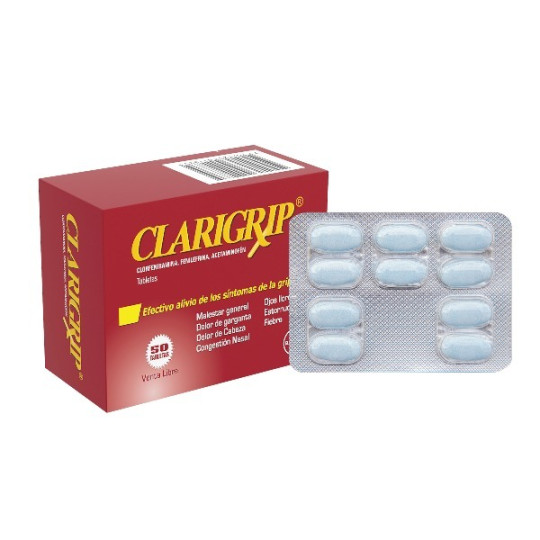 CLARIGRIP 50 TABLETAS