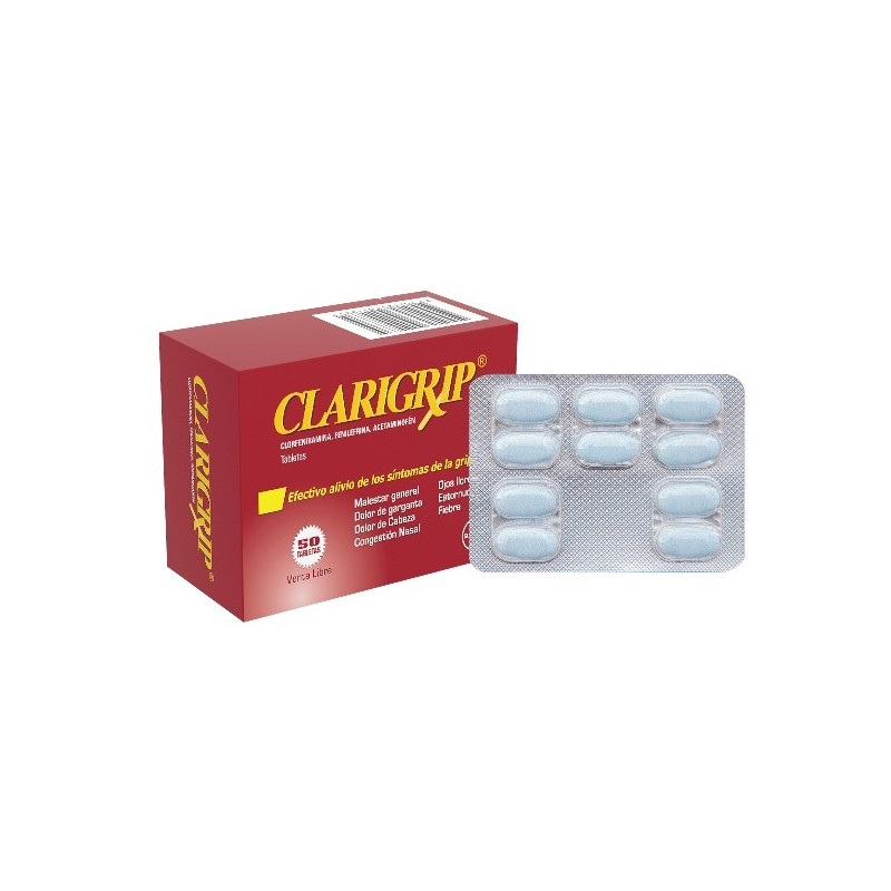CLARIGRIP 50 TABLETAS
