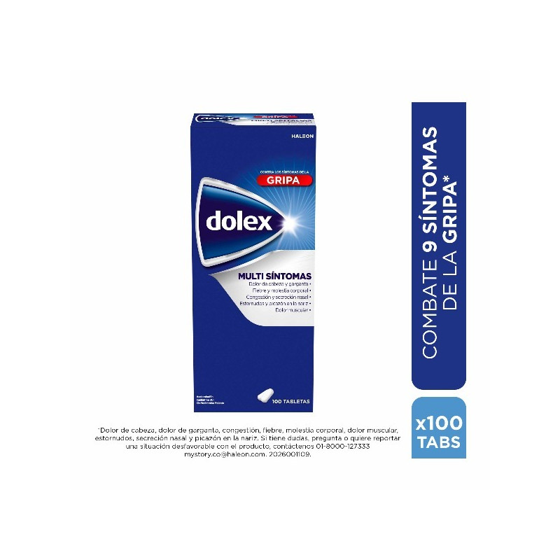 DOLEX GRIPA 100 TABLETAS