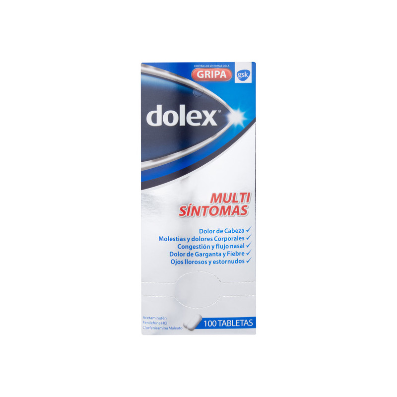 DOLEX GRIPA 100 TABLETAS