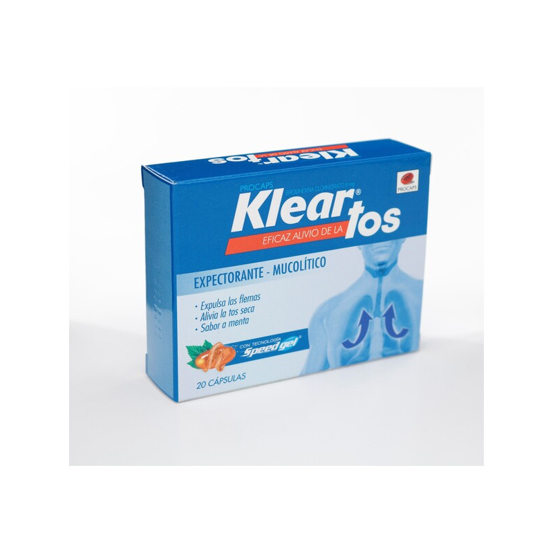 KLEAR TOS 8 MG 20 CAPSULAS BLANDAS