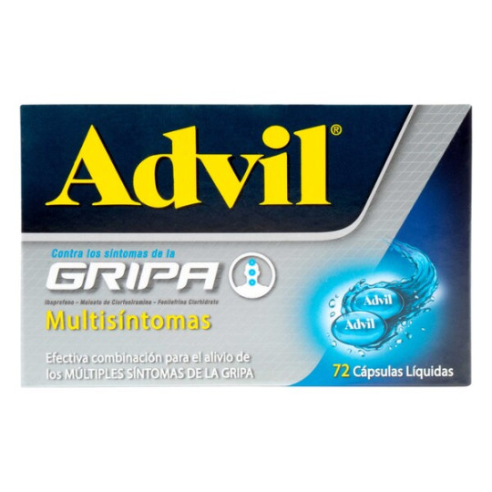 ADVIL GRIPA 72 CAPSULAS BLANDAS