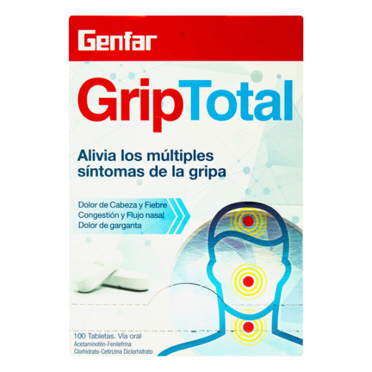 GRIPTOTAL 3ACCION 100 TABLETAS