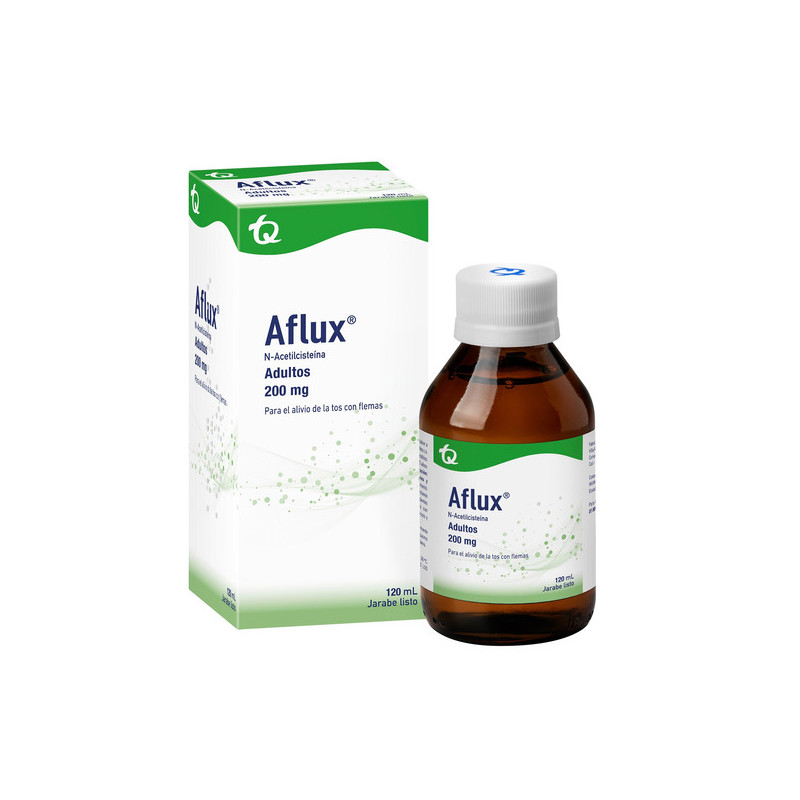 AFLUX JARABE LISTO 200 MG ADULTO 120 ML
