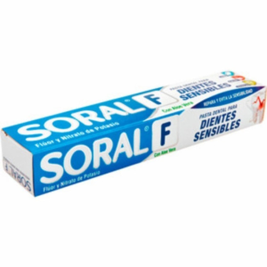 SORAL F CREMA DIENTES SENSIBLES ALOE 112 G
