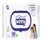 WINNY TOALLITAS HUMEDAS ALOE + VITAMINA E 100 UNIDADES