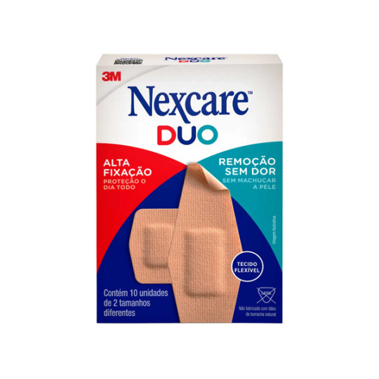 CURAS NEXCARE DUO 10 UNIDADES