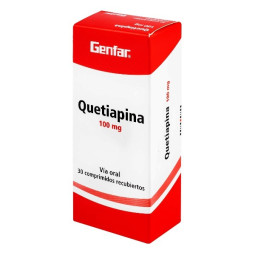 QUETIAPINA 100 MG 30 COMPRIMIDOS RECUBIERTOS GENFAR