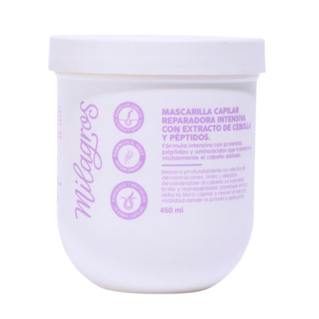 MILAGROS MASCARILLA CAPILAR REPARADORA DE CEBOLLA 450 ML