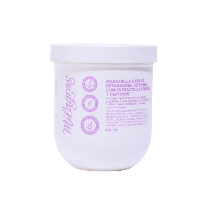 MILAGROS MASCARILLA CAPILAR REPARADORA DE CEBOLLA 450 ML