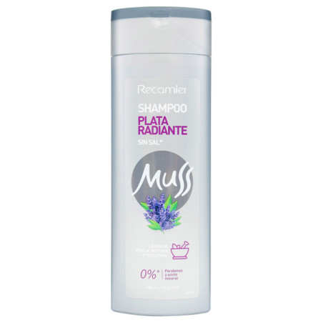 MUSS SHAMPOO PLATA RADIANTE 400 ML