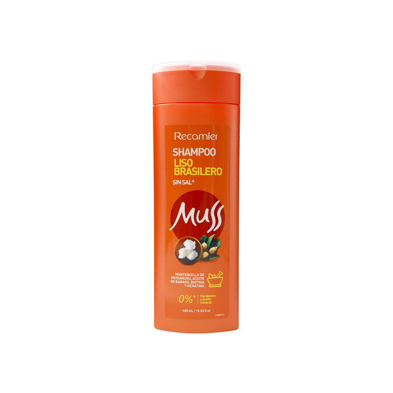 MUSS SHAMPOO LISO BRASILERO 400 ML