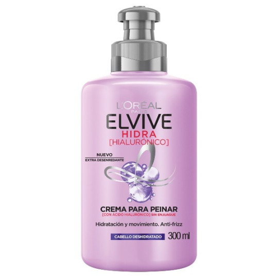 ELVIVE CREMA PARA PEINAR HIDRA HIALURONICO 300 ML
