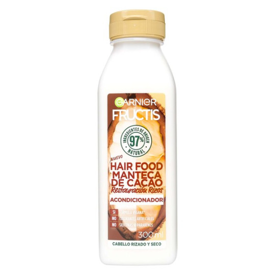 GARNIER ACONDICIONADOR FRUCTIS HAIR FOOD MANTECA DE CACO 300 ML