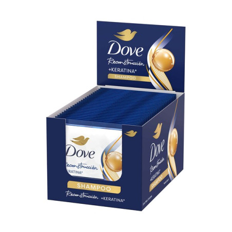 DOVE SHAMPOO RECONSTRUCCION COMPLETA + KERATINA 18 ML 1 SOBRE