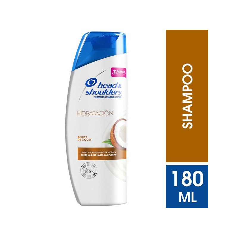 HEAD & SHOULDERS SHAMPOO HIDRATACION COCO 180 ML