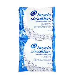 HEAD & SHOULDERS SHAMPOO LIMPIEZA RENOVADORA 18 ML SOBRE