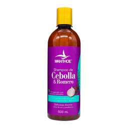 MANTHOE SHAMPOO CEBOLLA & ROMERO 500 ML