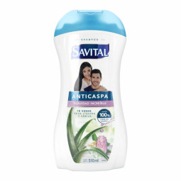 SAVITAL SHAMPOO ANTICASPA TE Y SEDA 510 ML