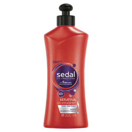 SEDAL CREMA PARA PEINAR KERATINA CON ANTIOXIDANTES 300 ML