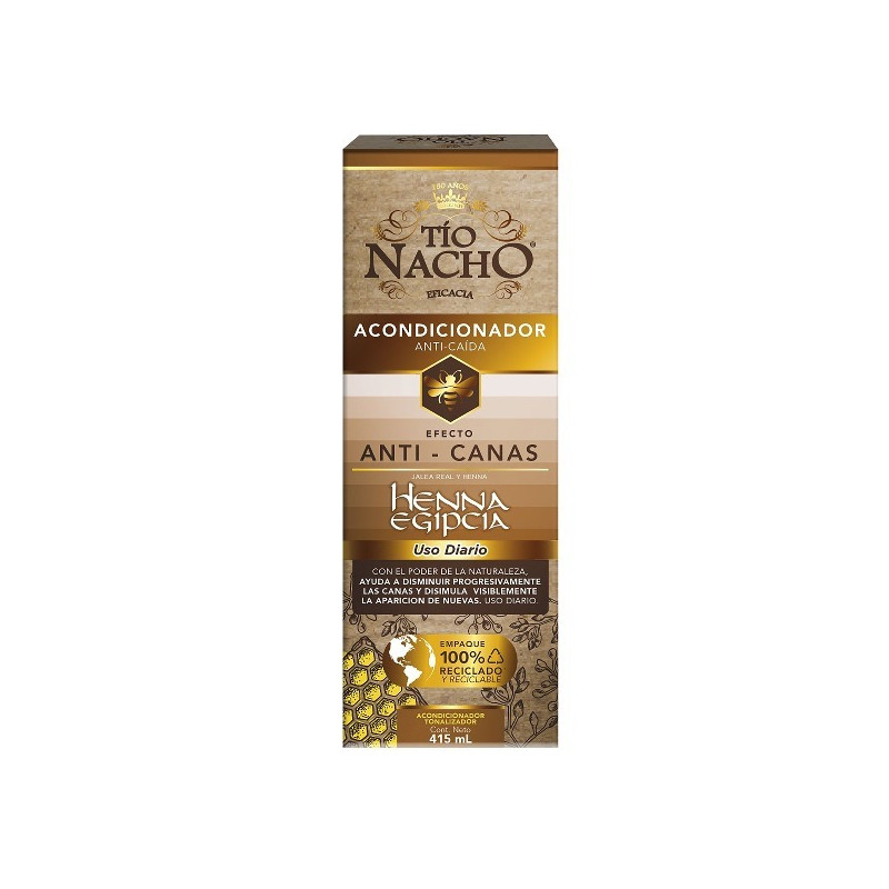 TIO NACHO ACONDICIONADOR ANTI CANAS 415 ML