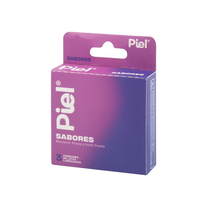 PRESERVATIVO PIEL SABOR 3 UNIDADES