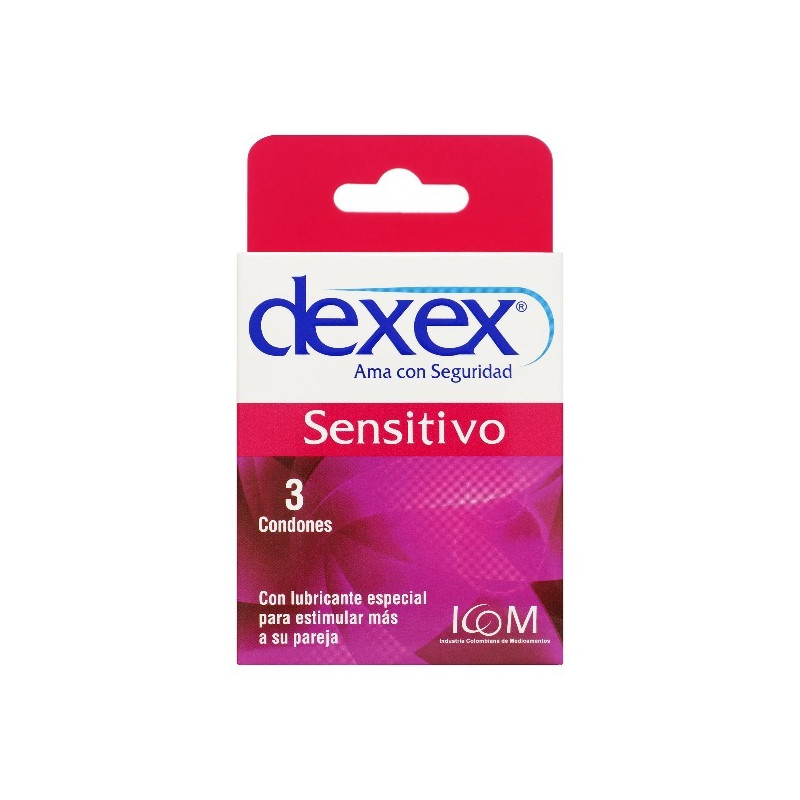PRESERVATIVO DEXEX SENSITIVO 3 UNIDADES