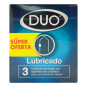 PRESERVATIVO SANAMED DUO NORMAL LUBRICADO 3 UNIDADES