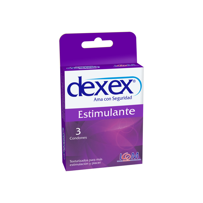 PRESERVATIVO DEXEX ESTIMULANTE 3 UNIDADES