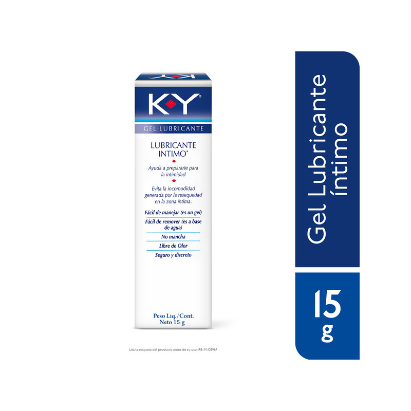 K Y GEL LUBRICANTE 15 G