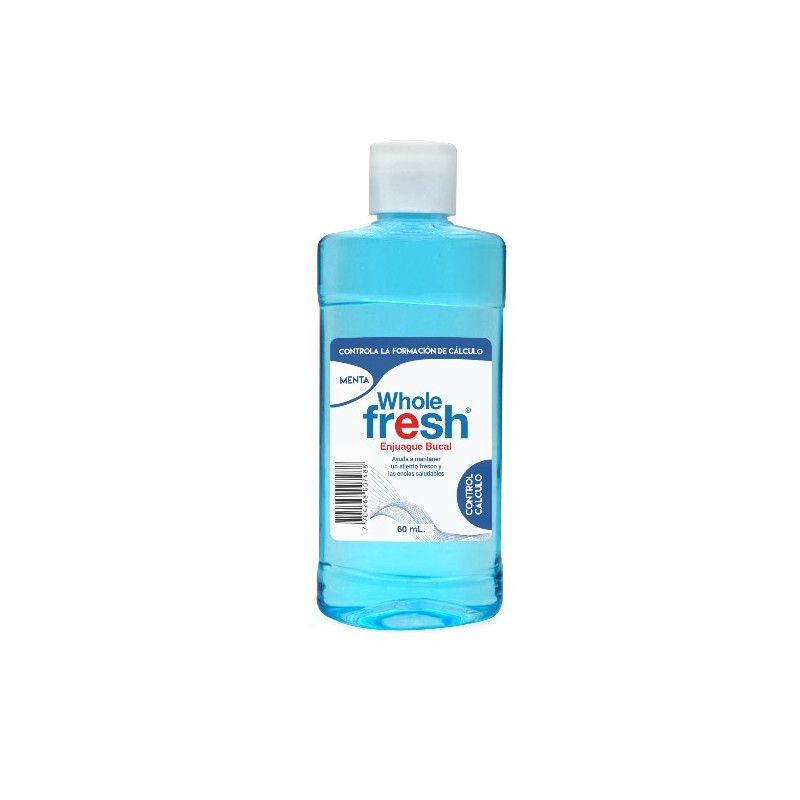 WHOLE FRESH ENJUAGUE BUCAL CONTROL CALCULO 60 ML