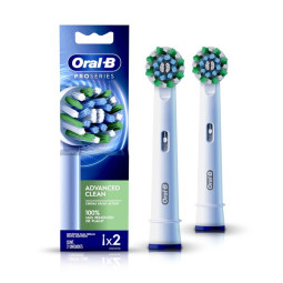 ORAL B CEPILLO  ELECTRICO ADVANCED CLEAN REPUESTOS 2 UNIDADES