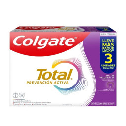 COLGATE CREMA TOTAL ENCIAS  75 ML 3 UNIDADES