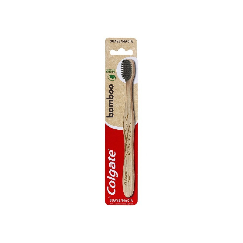 COLGATE CEPILLO BAMBOO MANGO NATURAL SUAVE