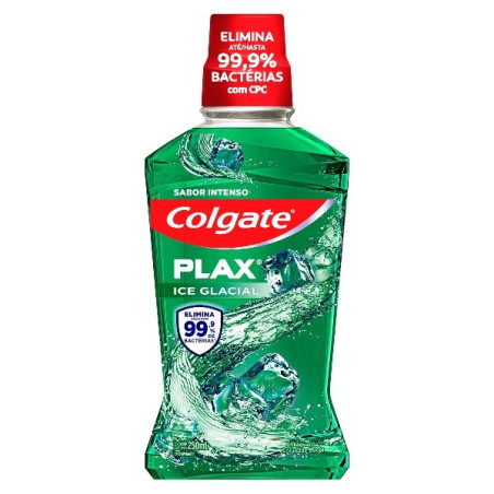 PLAX ENJUAGUE BUCAL ICE GLACIAL 250 ML