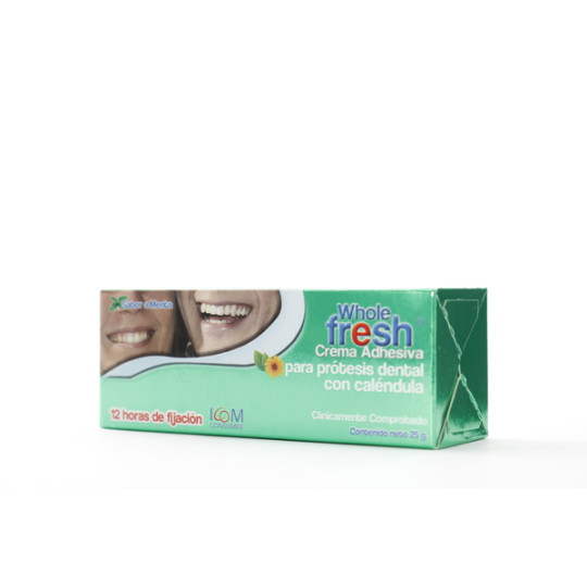 CREMA ADHESIVA WHOLE FRESH MENTA 25 G