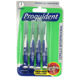 PROQUIDENT CEPILLO INTERPROX CON MANGO 4 UNIDADES