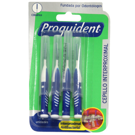 PROQUIDENT CEPILLO INTERPROX CON MANGO 4 UNIDADES