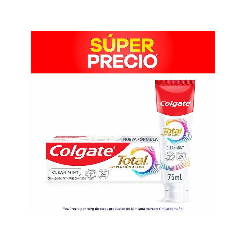 COLGATE CREMA TOTAL CLEANMINT 75 ML