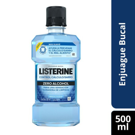 LISTERINE CONTROL CALCULO SIN ALCHOL 500 ML