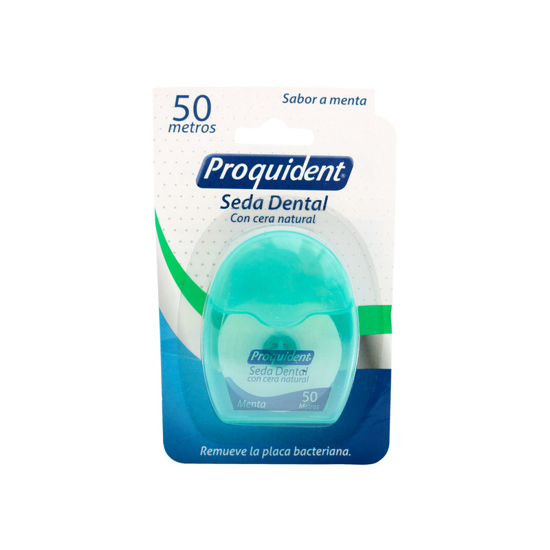 PROQUIDENT SEDA DENTAL CON CERA MENTA 50 MT