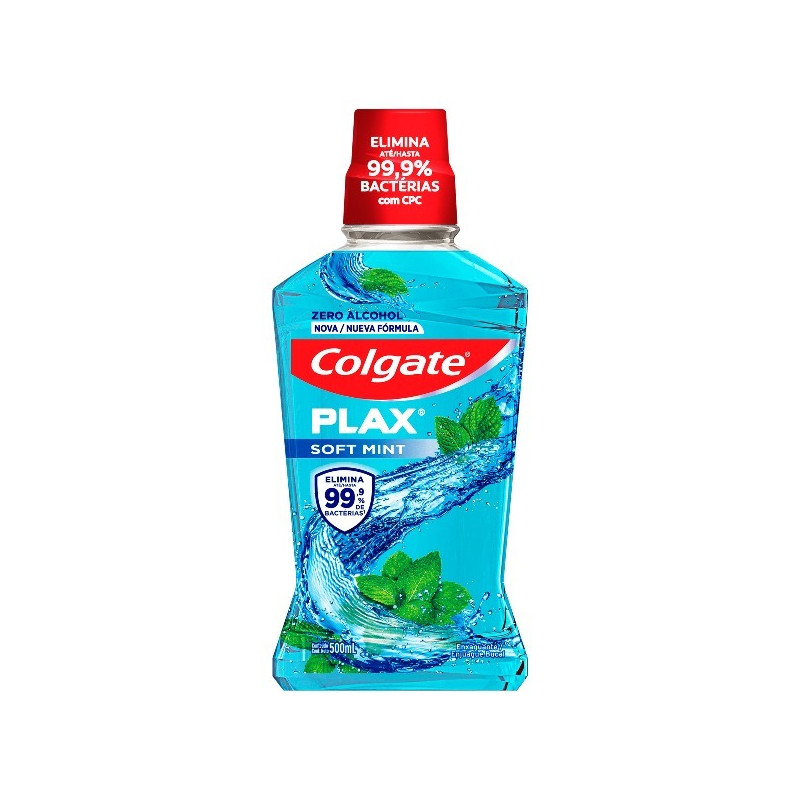 PLAX ENJUAGUE BUCAL SOFT MINT 500 ML