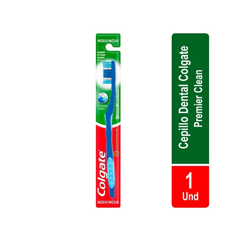COLGATE CEPILLO PREMIER CLEAN MEDIO