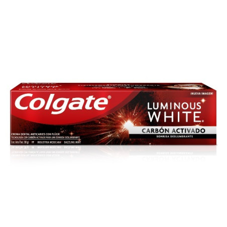 COLGATE CREMA LUMINOUS WHITE CARBON ACTIVADO 75 ML
